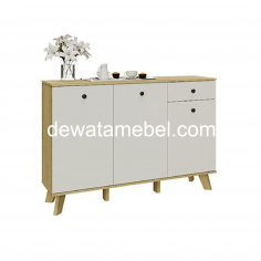 Multipurpose Cabinet Size 120 - GARVANI PIXIE KC SB 120 / Sonoma Light - White